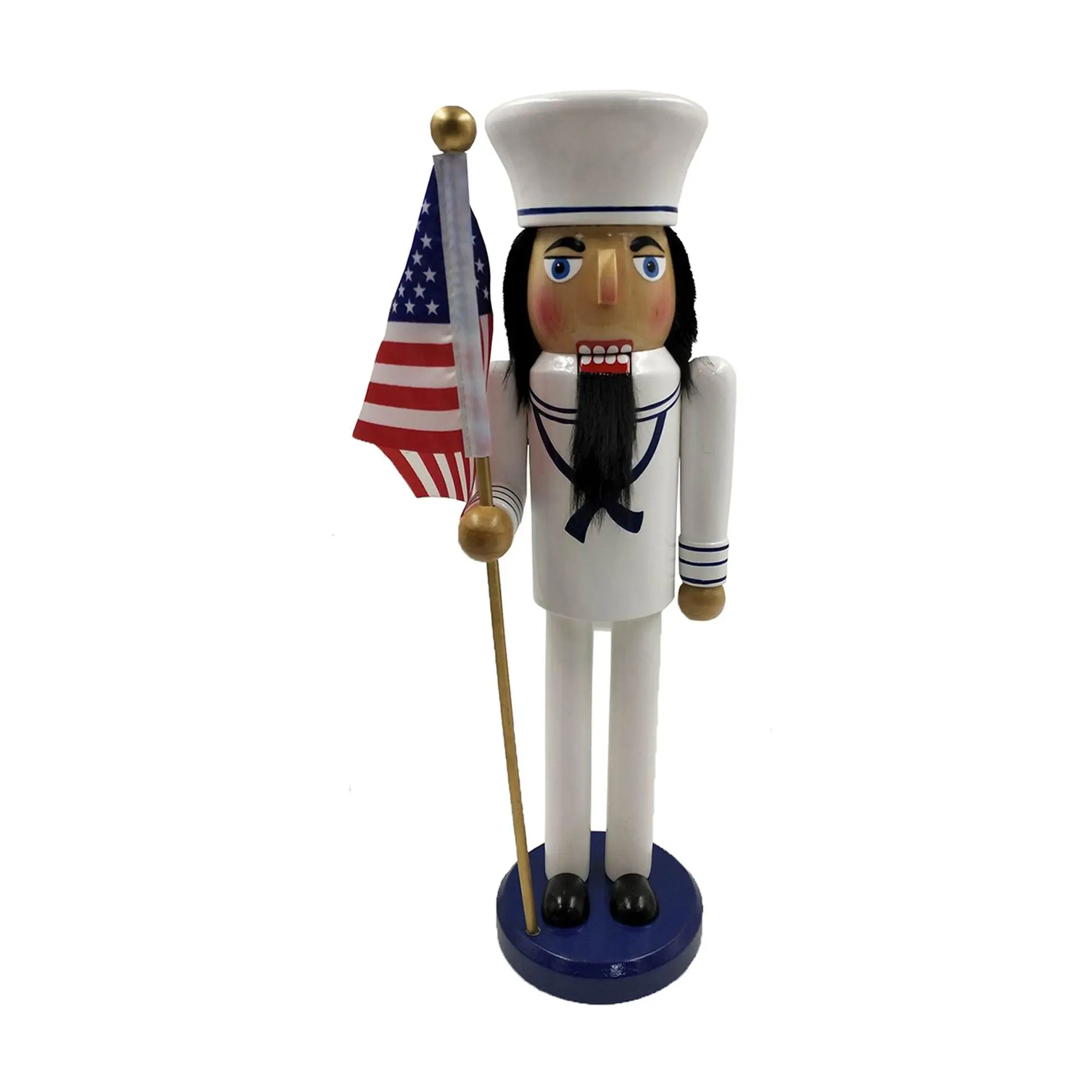 Santa's Workshop 14" Navy nutcracker Santa's Workshop 14" Navy nutcracker