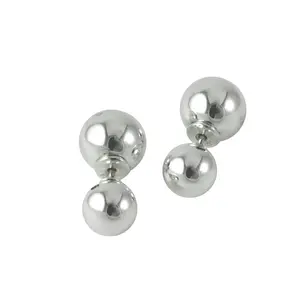Big Double-Sided Stud Earrings