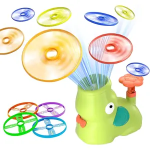 Stomp Flying Disc Launcher Toys,Outdoor Flying Disc Launcher Toy Chasing Games, Outside Yard Activities Chasing Toy,Outdoor Toys for KIids 3-8 Year Old(Elephant)a