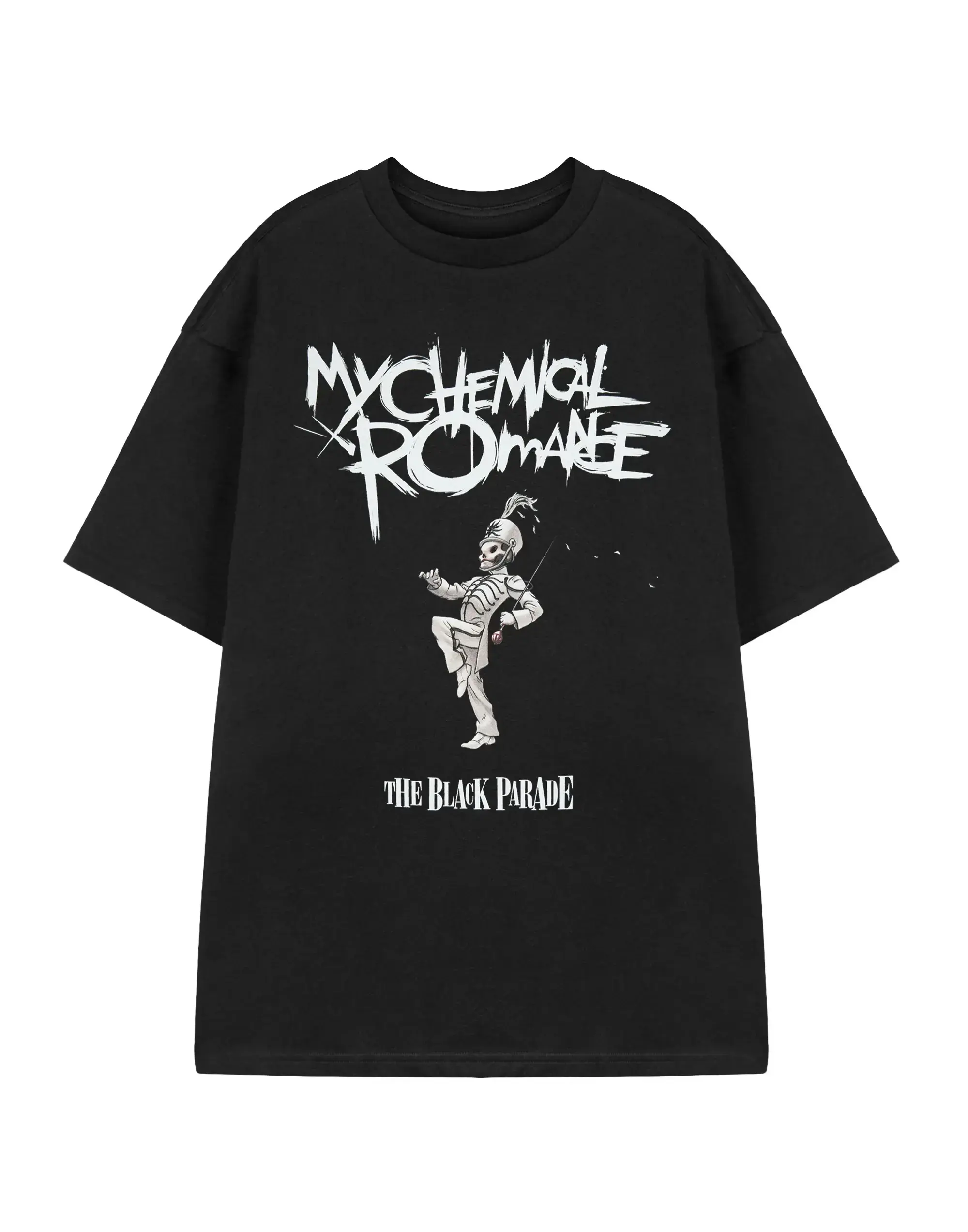 Women's My Chemical Romance The Black Parade Streetwear Top, Rock Band Graphic Tee, Emo Punk Music-Inspired Unisex Short-Sleeve Shirt with Quality Fabric & Flattering Fit