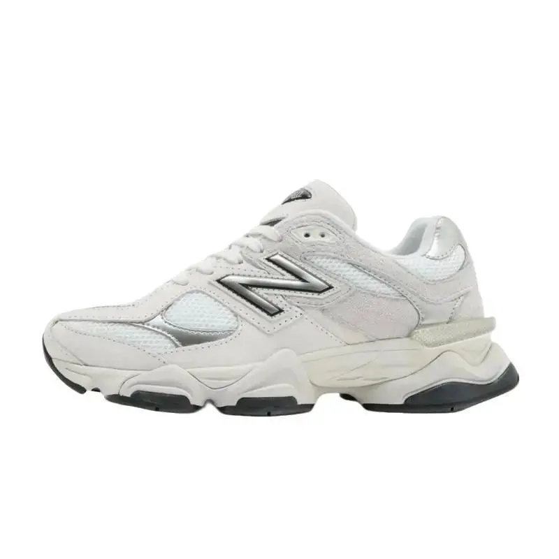 New Balance 9060 Rain Cloud Sea Salt Unisex Running Shoes - Daily Casual, Comfortable, Fashion Footwear for Men and Girls, Sneakers, Casual Runner Shoes, Mesh/Suede
