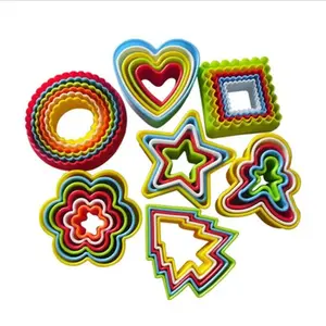 Biscuit Mould Cookies Cutter Molds Plastic Cake Mould Plunger Forms For Cookies Cake Decorating