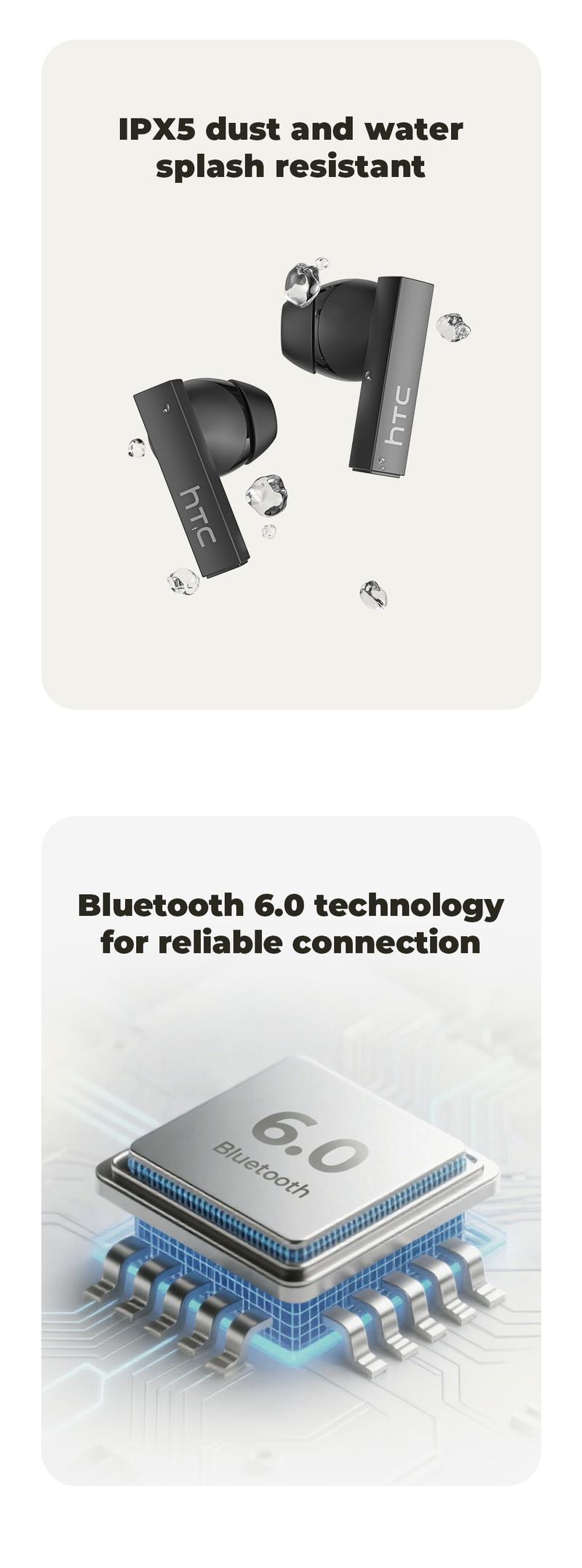 HTC NE40 Wireless Earphones Bluetooth 6.0, LED Display High Fidelity, for Gaming, Office, Sports, Music & Phone Calls TWS Earbuds , IPX5 Waterproof Earphones, Built-in Microphone In Ear Earphones HTC NE40 Wireless Earphones Bluetooth 6.0, LED Display High Fidelity, for Gaming, Office, Sports, Music & Phone Calls TWS Earbuds , IPX5 Waterproof Earphones, Built-in Microphone In Ear Earphones