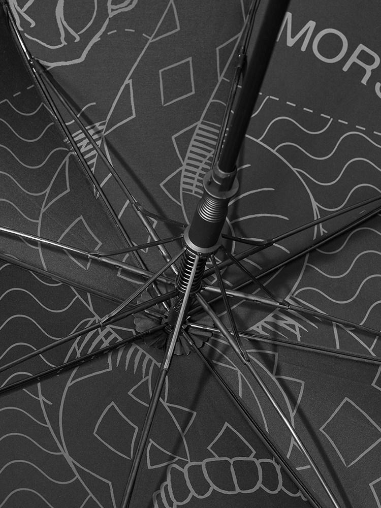 MINISO Harry Potter Black Magic Long Umbrella, Water-Activated Hidden Pattern Reveal, Rain & Sun Dual-Use, UV Protection, Windproof, Fun Gift for Potterheads