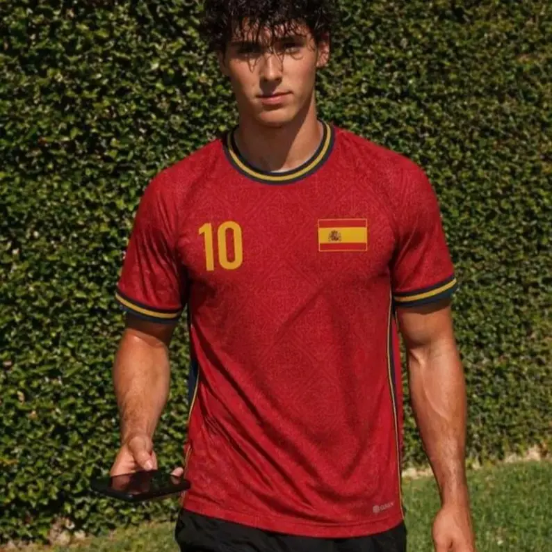 Spain Soccer Jersey 2026, Custom Spain Soccer Jersey for Men Women Youth Kid Uniform Shirt for Fans