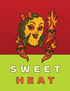 Sweet Heat Pickles: Sweet, spicy and peppery!