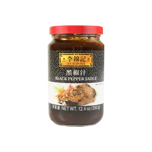 Lee Kum Kee Black Pepper Sauce 350g - Authentic Hong Kong Style Marinade & Dipping Sauce for Pasta, Steak, and Grilling - Rich Umami Flavor