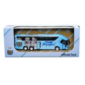 Official Soccer Collectible Miniature Team Bus 8.5" Die-Cast Model with Authentic Club Colors & Intricate Detailing for Fans & Memorabilia Collectors