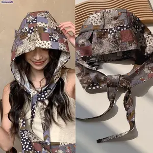 Cute Monster Ear Bucket Hat for Women, Fairycore Festival Sun Hat with Ear Flap Design, Boho Streetwear Accessory for Travel, Beach, Photo Shoots & Summer Outfit Styling, Animal Ears Hats, Character Ears Hats