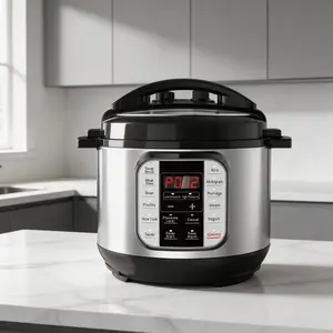 6-Quart 12-in-1 Electric Pressure Cooker with 304 Stainless Steel Inner Pot