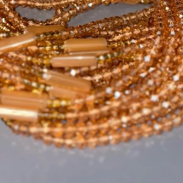 AAEssentials Beauty Crystals Waist Beads - Color Sparkling Bead Strings for Stylish Wear