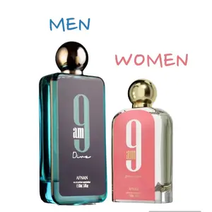AFNAN 9AM DIVE MEN & WOMEN COMBO PACK EAU DE PARFUM SPRAY FOR MEN 3.4 Oz / 100 ml Super Rich Aroma Floral