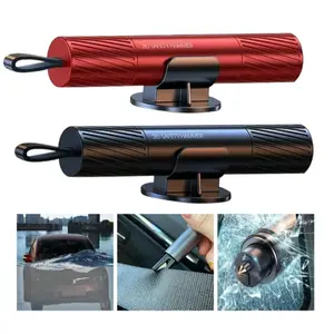 New 2 In 1 Car Safety Hammer,Glass Breaker UndeWater,Safe Hammer,Car Hammer SeatbeltCutter,Window Breaker Emergency EscapeTool,Small and Easy to Use Car Safety Tool, Car Accessories