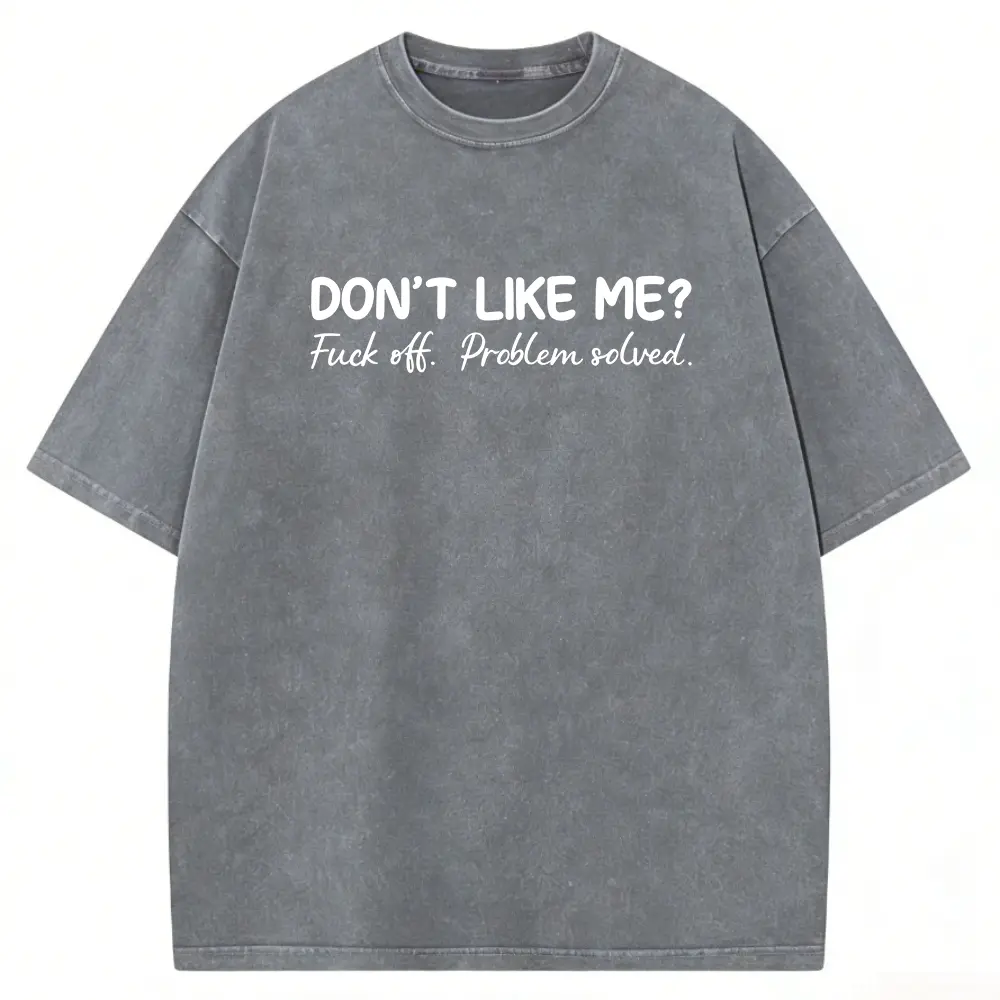 Washed T-shirt-Grey