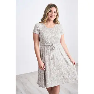 Latched Mama Drawstring T-Shirt Nursing Dress