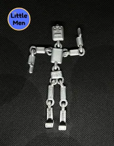3D Printed Articulated Robot Fidget Toy | Flexible Stress Relief Sensory Toy for Kids & Adults | ADHD Anxiety Desk Toy | Fun Collectible Toy