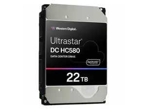 WD Ultrastar DC HC580 WUH722422AL5201 22 TB Hard Drive - 3.5" Internal - SATA - CMR - 7200rpm (0F62790)