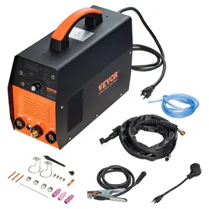 Father's Day Gift VEVOR TIG Welder 3 in 1, 110V High Frequency TIG/Stick/Clean Welding Machine w/IGBT Inverter, 155Amp Digital Arc Welder
