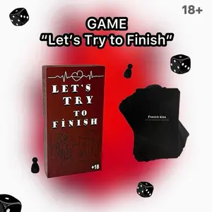 Let's Try to Finish Couple Game Romantic Board Game for Couples