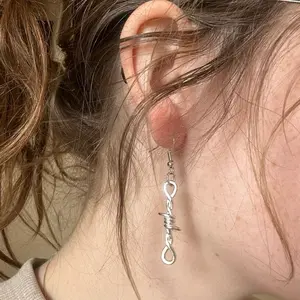 Barbed wire earrings