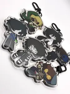 CREEPYPASTAS Acrylic Keychains – Horror Chibi Charms Featuring Jeff the Killer, Slenderman & More, Cute, Durable, And Perfect For Bags, Keys, Or Gifts. Great For Daily Use Or As Thoughtful Little Gifts For Your Friends And Yourself.