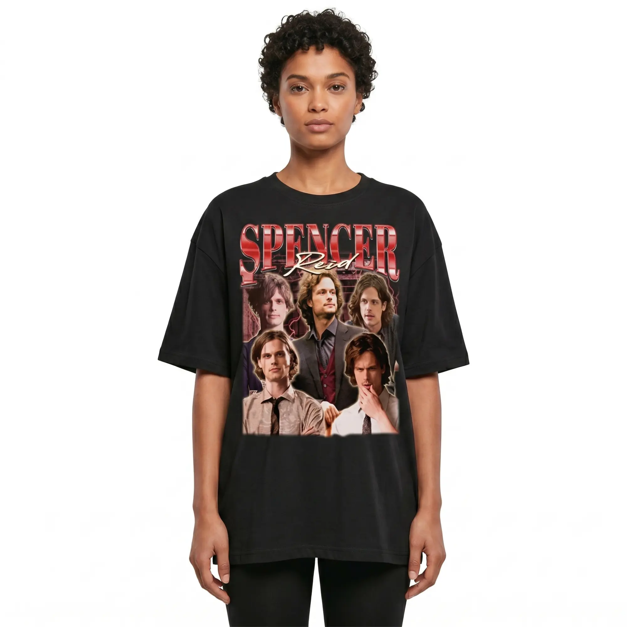 Spencer Reid Criminal Minds Graphic T-Shirt, Retro TV Series Fan Tee, Unisex Vintage Aesthetic Shirt