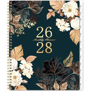 2026-2028 Monthly Planner - July 2026 - June 2028, 2 Year Monthly Calendar 2026-2028, 9" x 11" Calendar Planner, 24 Months, Tabs,  Pocket, -Wire Binding, Note Pages