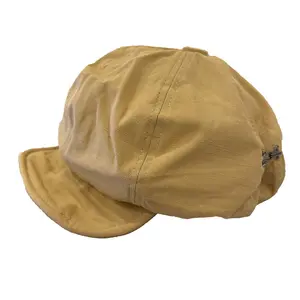 2026 Japanese-Style Lightweight Beret for Women — Korean-Style Artsy Retro Newsboy Cap, Trendy "Cloud" Octagonal Hat, Casual Street-Style Artist's Cap