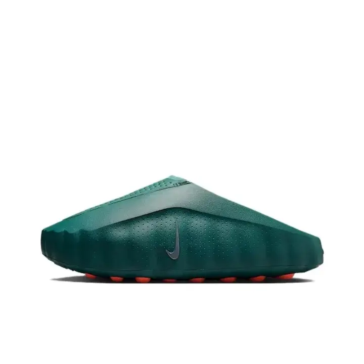 Unisex Closed Toe Clog Slippers Deep Green Perforated EVA Thick Platform Slides Cloud Cushioned Rugged Studded Non Slip Outsole House Slippers For Indoor Rest Outdoor Walking Casual Slide Sandals