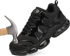 Steel  Shoes for Men Women Composite  Comfortable Work Safety Lightweight Indestructible Slip Resistant Walking Sneaker Zapatos De Trabajo para Hombres Mujer