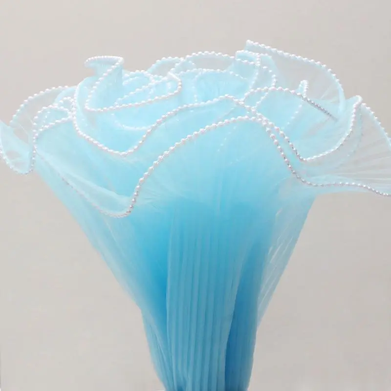 Light Blue With Pearls