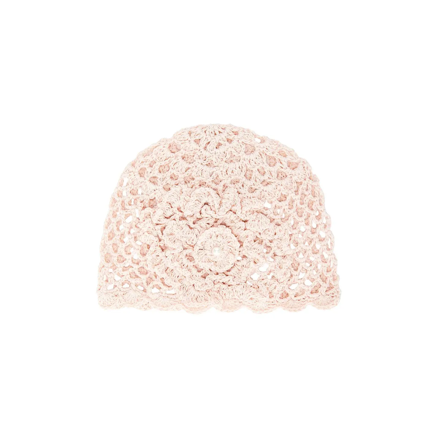 8 Other Reasons Hand-crocheted Beanie in Pink