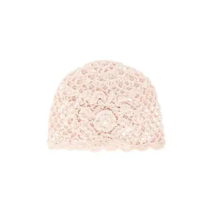 8 Other Reasons Hand-crocheted Beanie in Pink