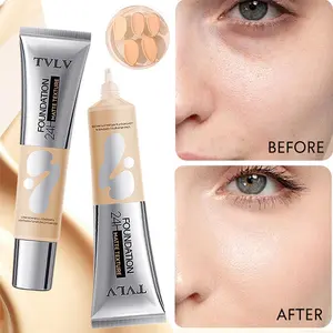 Multifunctional concealer liquid foundation, Matte, available in five colors, long-lasting waterproof, sweat-proof and makeup-free, easy to cover blemishes, natural and not fake white, a must for novice students and commuting