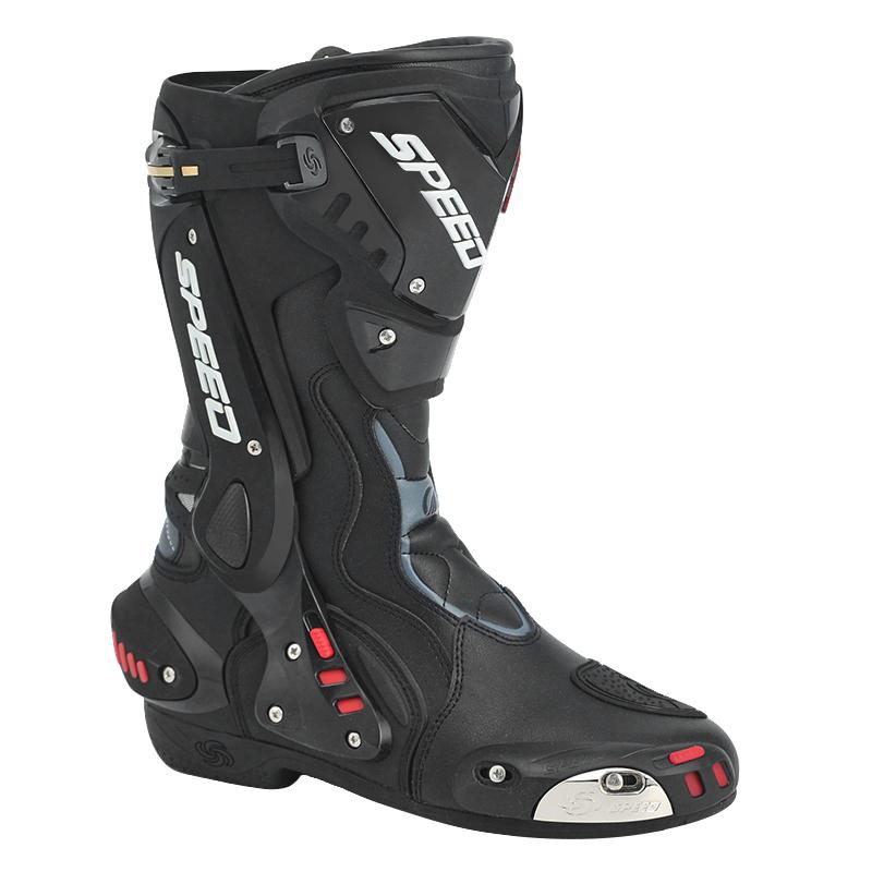 Professional motorcycle riding boots for both men and women, suitable for all seasons, non-slip and wear-resistant, high-top protective motorbike shoes, comfortable and breathable, ideal for long-distance riding gear