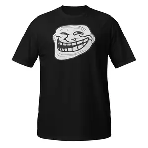 Troll Face Meme T-Shirt – Classic Internet Rage Comic Graphic for Meme Lovers