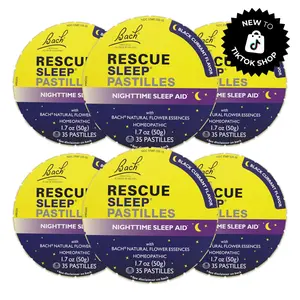 Rescue Sleep Pastilles – Melatonin Free | Six Pack (35 Count Each)