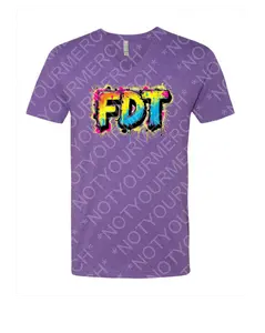 FDT Graffiti Protest Tee – Vivid Street Art Statement Shirt