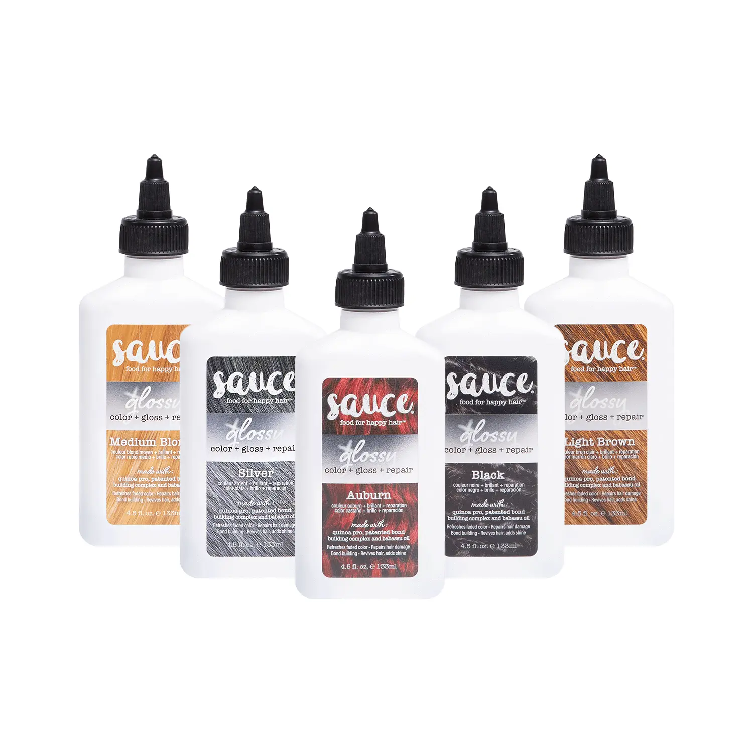 Sauce Beauty Glossy Color & Gloss & Repair Semi Permanent Hair Gloss Sauce Beauty Glossy Color & Gloss & Repair Semi Permanent Hair Gloss