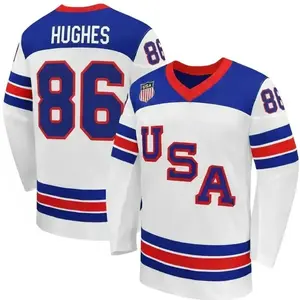 USA HOCKEY Hughhess #86 #43 Hockey Jersey, Hockey Jersey Of Usa Team, US Hockey Shield 2026 Replica Jersey, Hockey Gifts for Fans