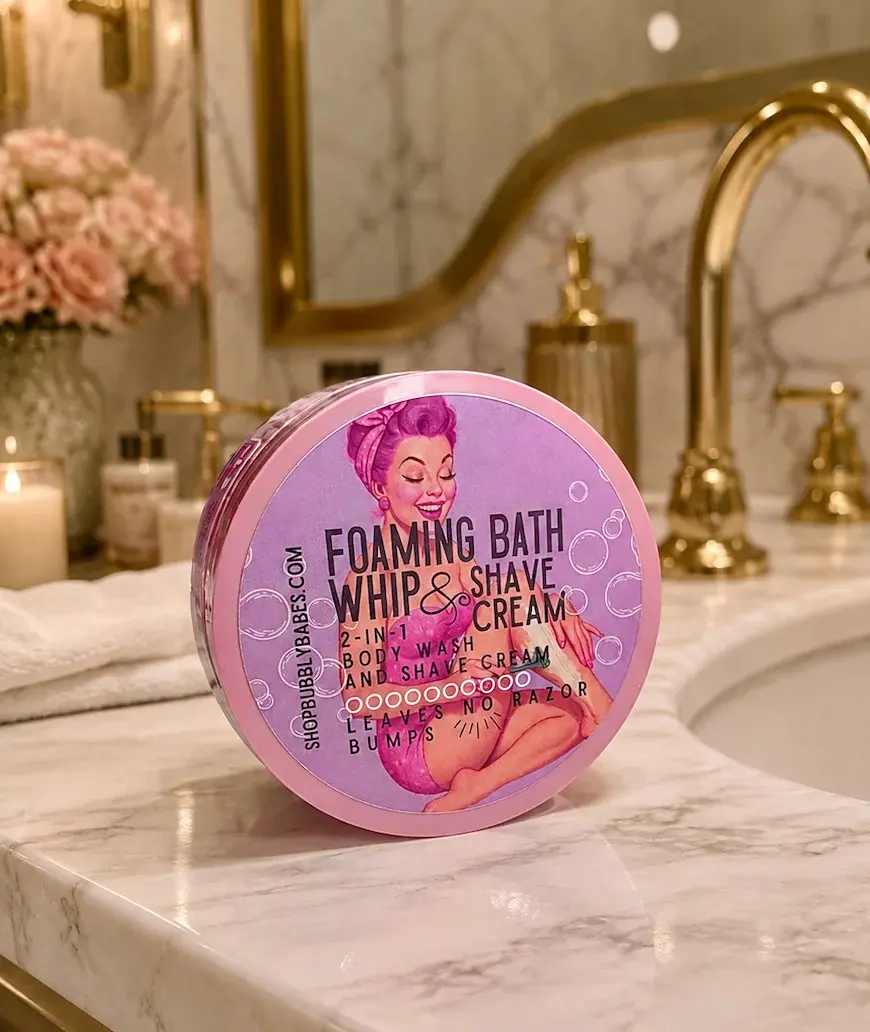 Foaming Bath Soap and Shave Cream Beach  Bum Scented