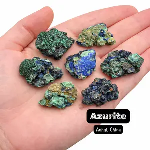 ONE Azurite Cluster - Azurite with Malachite - Small Azurite Crystals - China