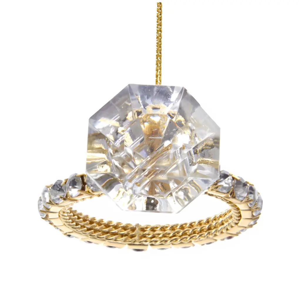 Shiny Diamond Ring Ornament