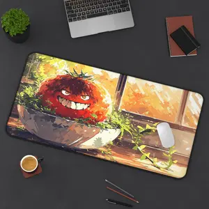 Anime Desk Mat Dangerous Tomato - Gamer Home Office Decor