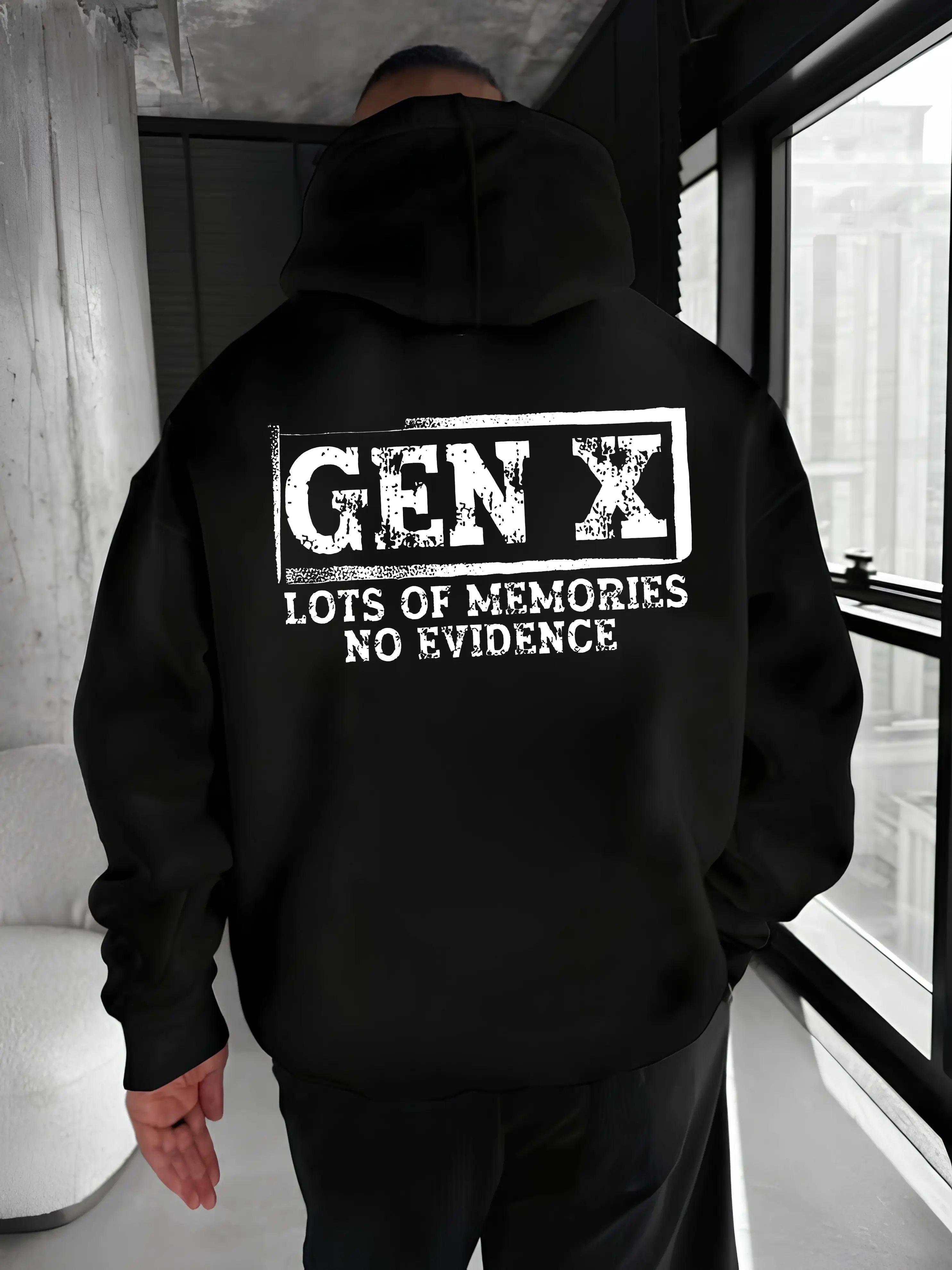 Gen X Hoodie & T-Shirt – "Lots Of Memories No Evidence"