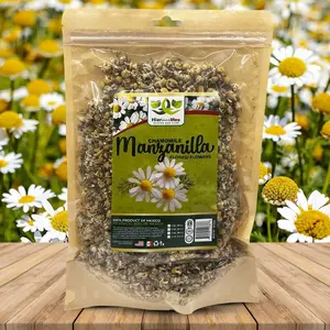 Flor de Manzanila Chamomile Hierba Natural Te Tea 4 oz.-113g Natural Mexican Herb Hierba Wild Crafted