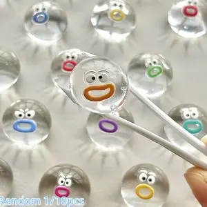 1/10pcs Squishy Monster Face Stress Relief Toy, Stress Relieving Accessory, Soft Slow Rebound Sensory Toy, Unique Fun Gift for Adults and Teens, Perfect for Parties and Holidays
