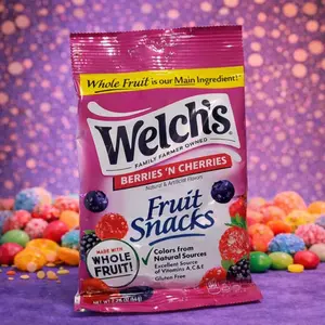 Welches Fruit Snacks Berries and Cherries