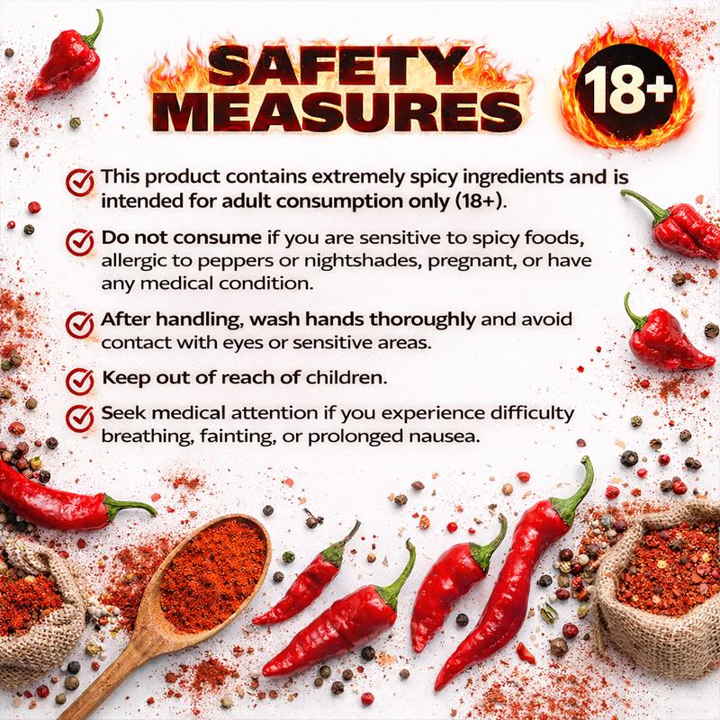 JOLOCHIP Last Chip Challenge 1pc - Spiciest Corn Snack with Carolina Reaper Trinidad Scorpion & Ghost Pepper Extreme Hot Crunchy Chilli Snack for 18+ Crispy