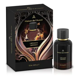 Maison de l'Avenir Opulent Odyssey - Long Lasting Perfume - Eau de Parfum - for Men & Women|100 ml | Perfect Gift for Christmas - Oriental Woody - with notes of rose Damascena, Indian oud, Leather and Labdanum